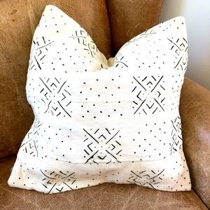 Mud cloth pillowcase 18x18 inches